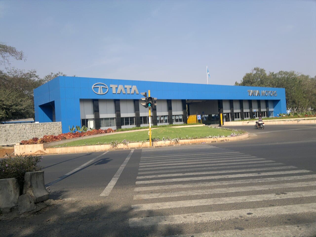Inside the Tata Motors plant at Pune